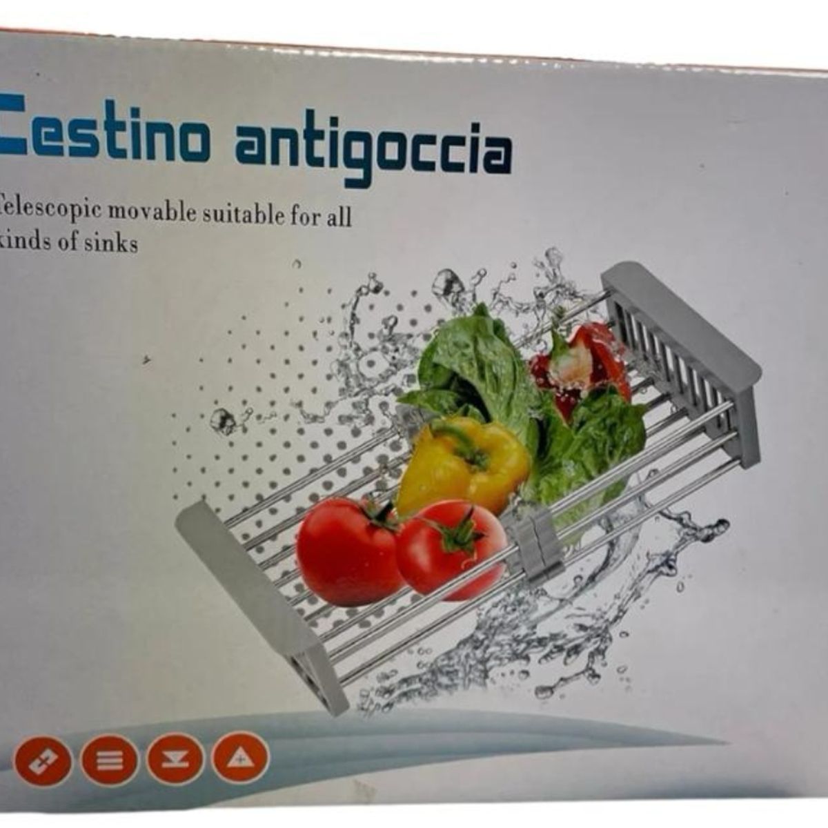 OEM - Colador Drenaje Sobre Fregadero Cesta De Acero Inoxidable