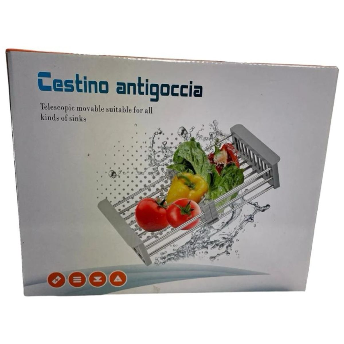 OEM - Colador Drenaje Sobre Fregadero Cesta De Acero Inoxidable