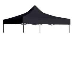 GENERICO - Lona NEGRO Oxford 600D Engomada para Toldo Plegable 3×3 MT