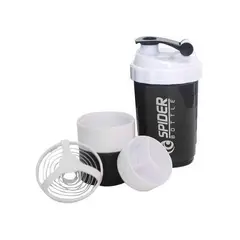 OKAERI - SHAKER 3 EN 1 BOTELLA MEZCLADOR 500ML - Blanco