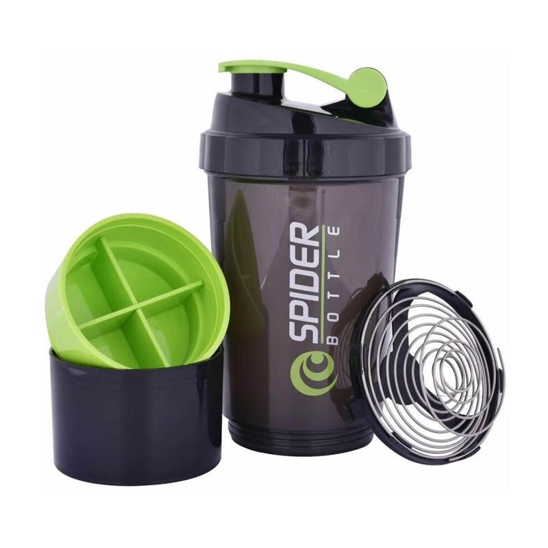 OKAERI - SHAKER 3 EN 1 BOTELLA MEZCLADOR 500ML - Verde