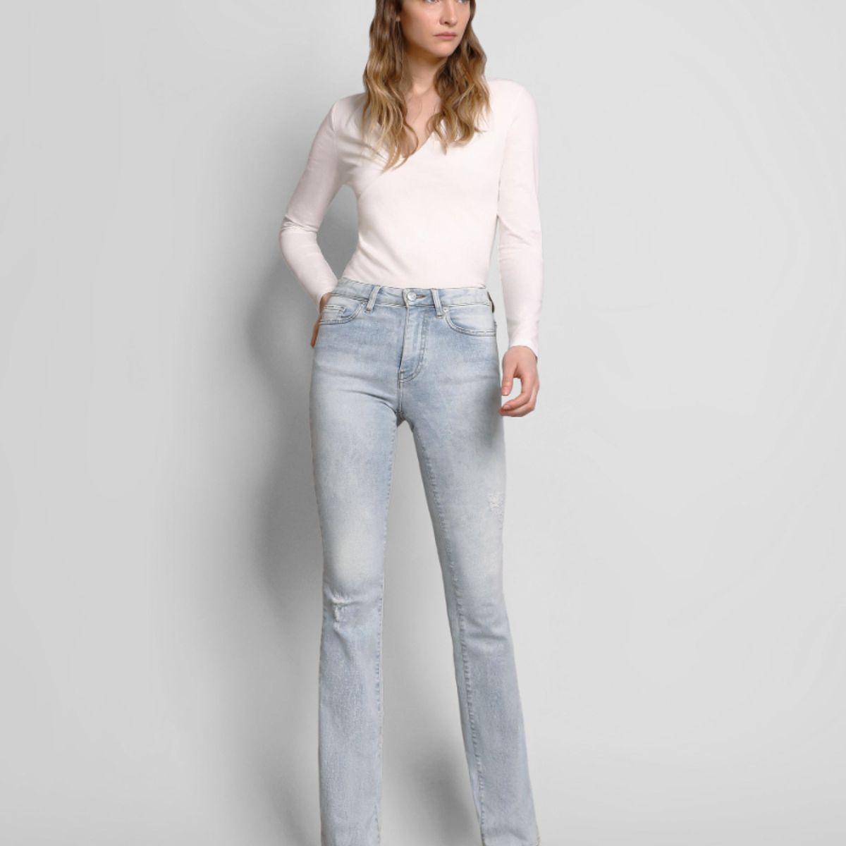 SCALPERS - Jeans Bootcut Light Blue