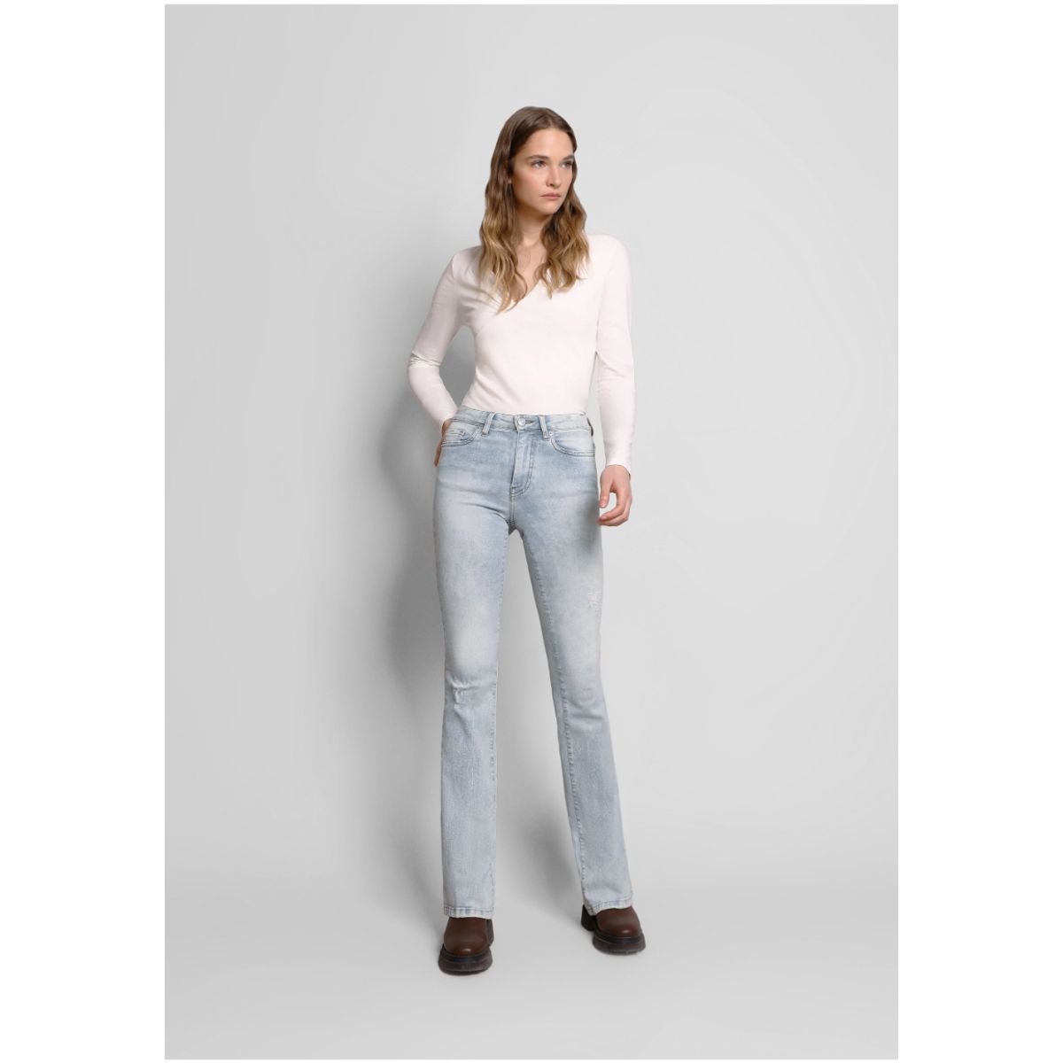 SCALPERS - Jeans Bootcut Light Blue