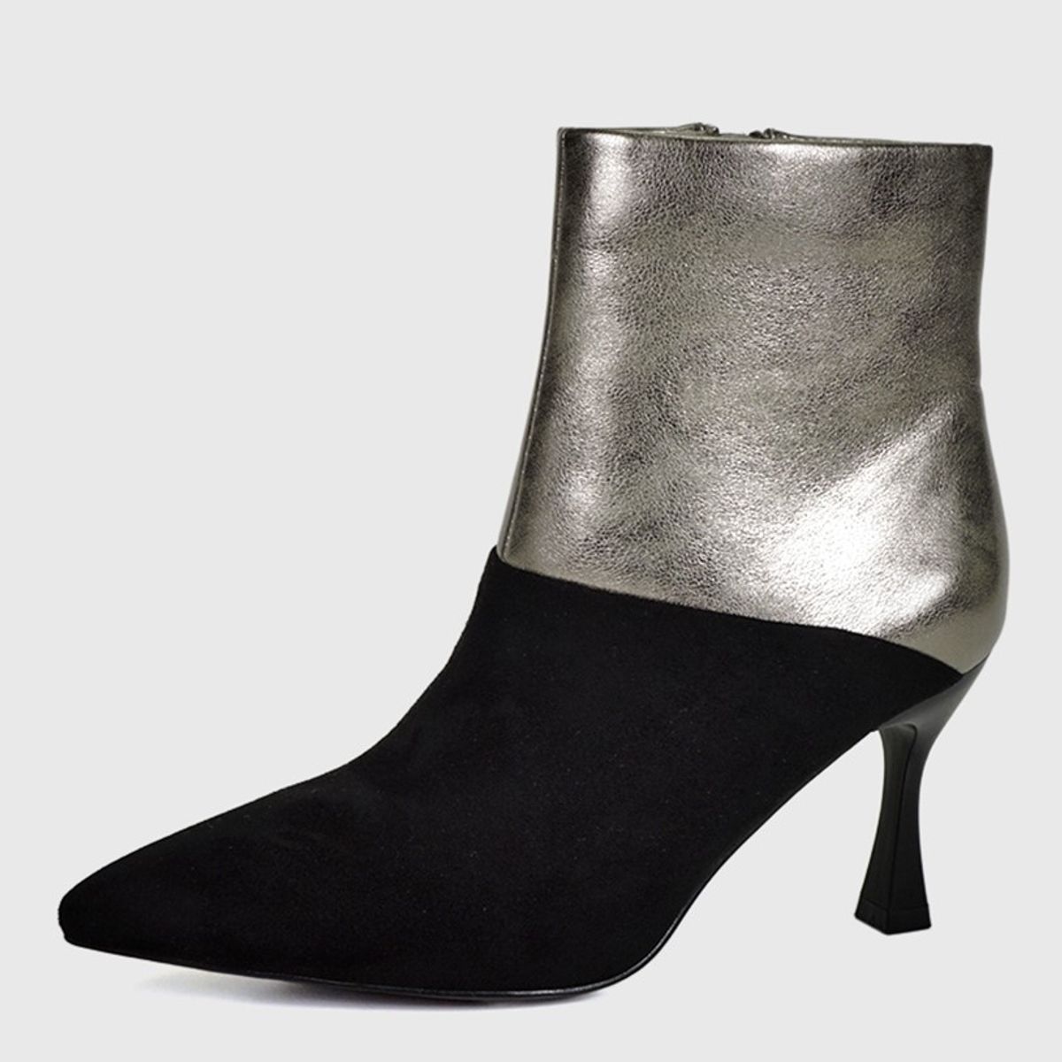 EDA MANZINI - Botín Yoko Plateado EDA MANZINI