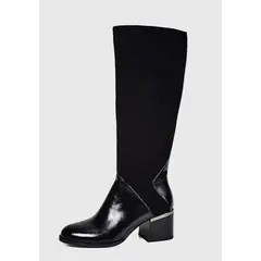 DEGAS - Bota Cuero Kalanit Negro