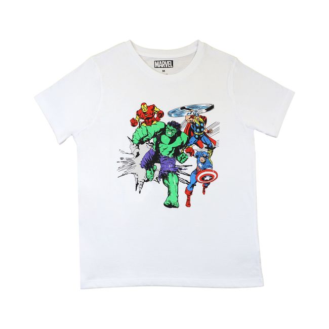 MARVEL - Polera Mujer Avengers Power Blanco Marvel