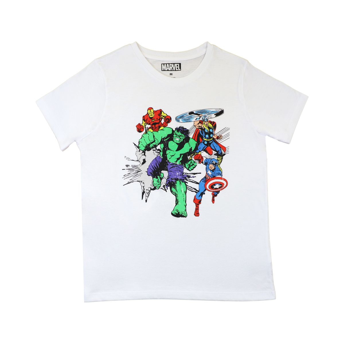 MARVEL - Polera Mujer Avengers Power Blanco Marvel
