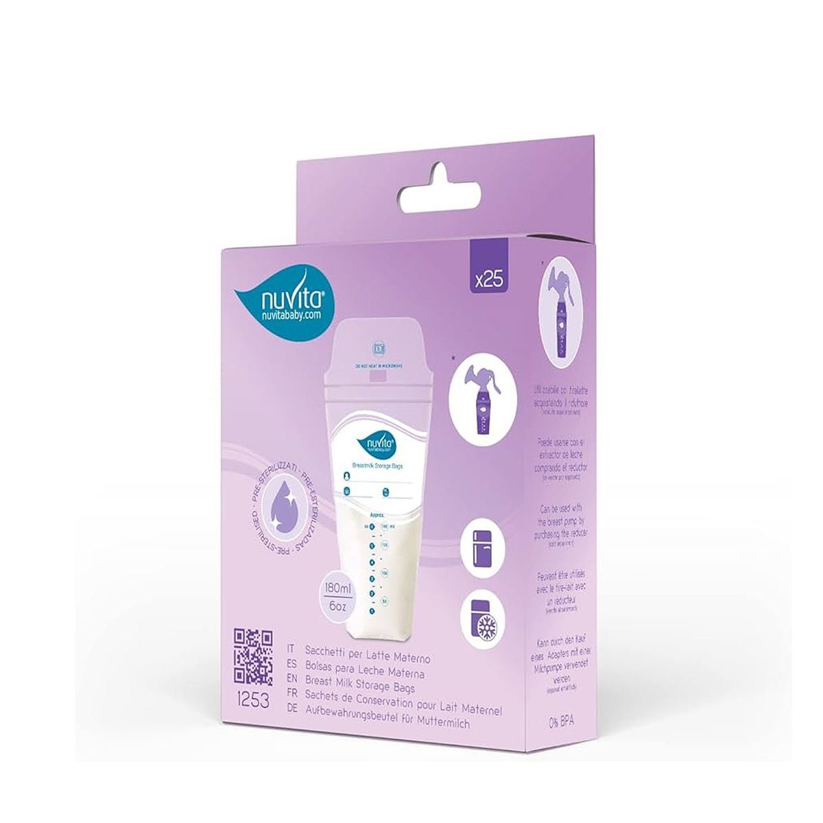 NUVITA - Contenedor de Leche Materna Nuvita