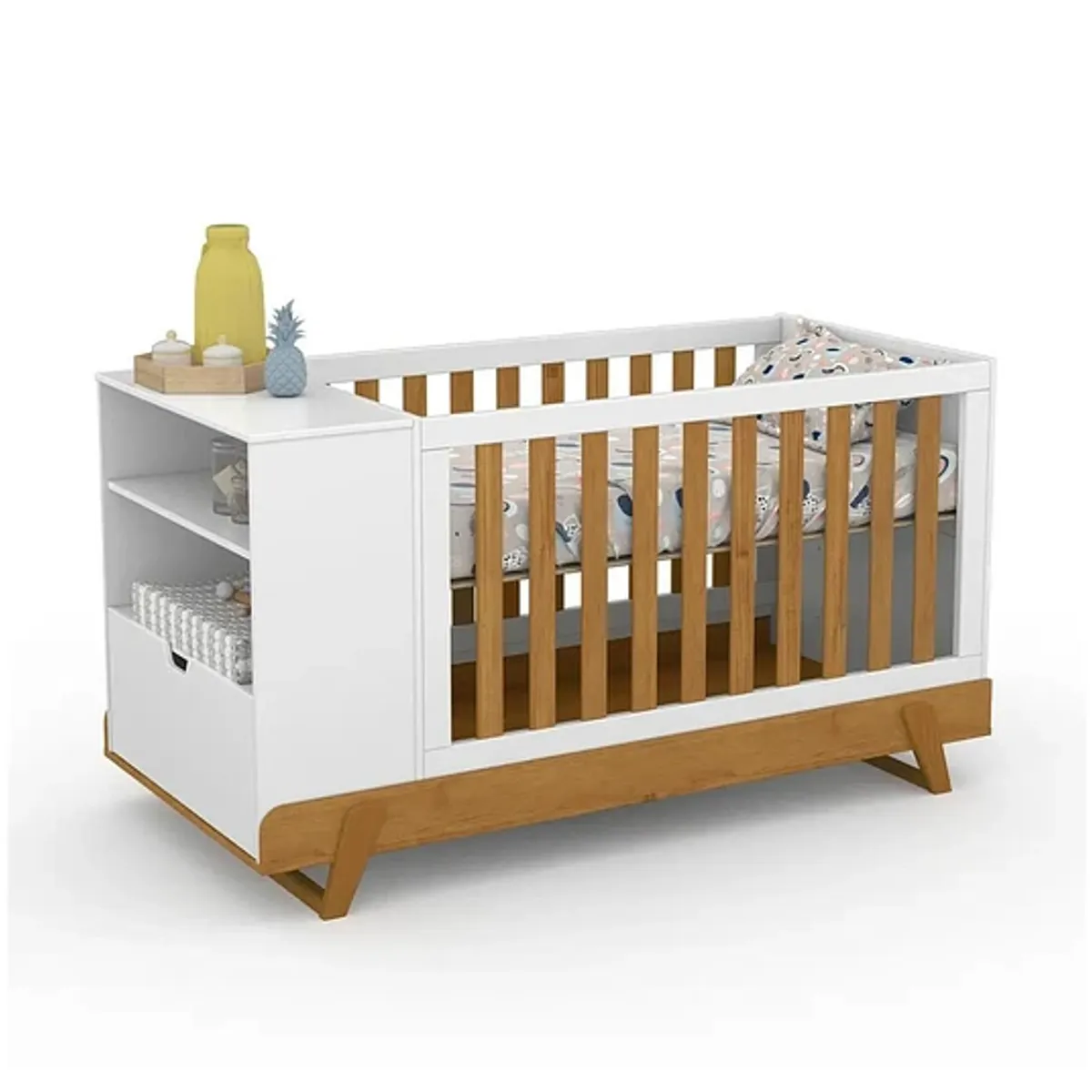 KIDSCOOL - CUNA MAX MIEL BLANCA ECO WOOD - 61451