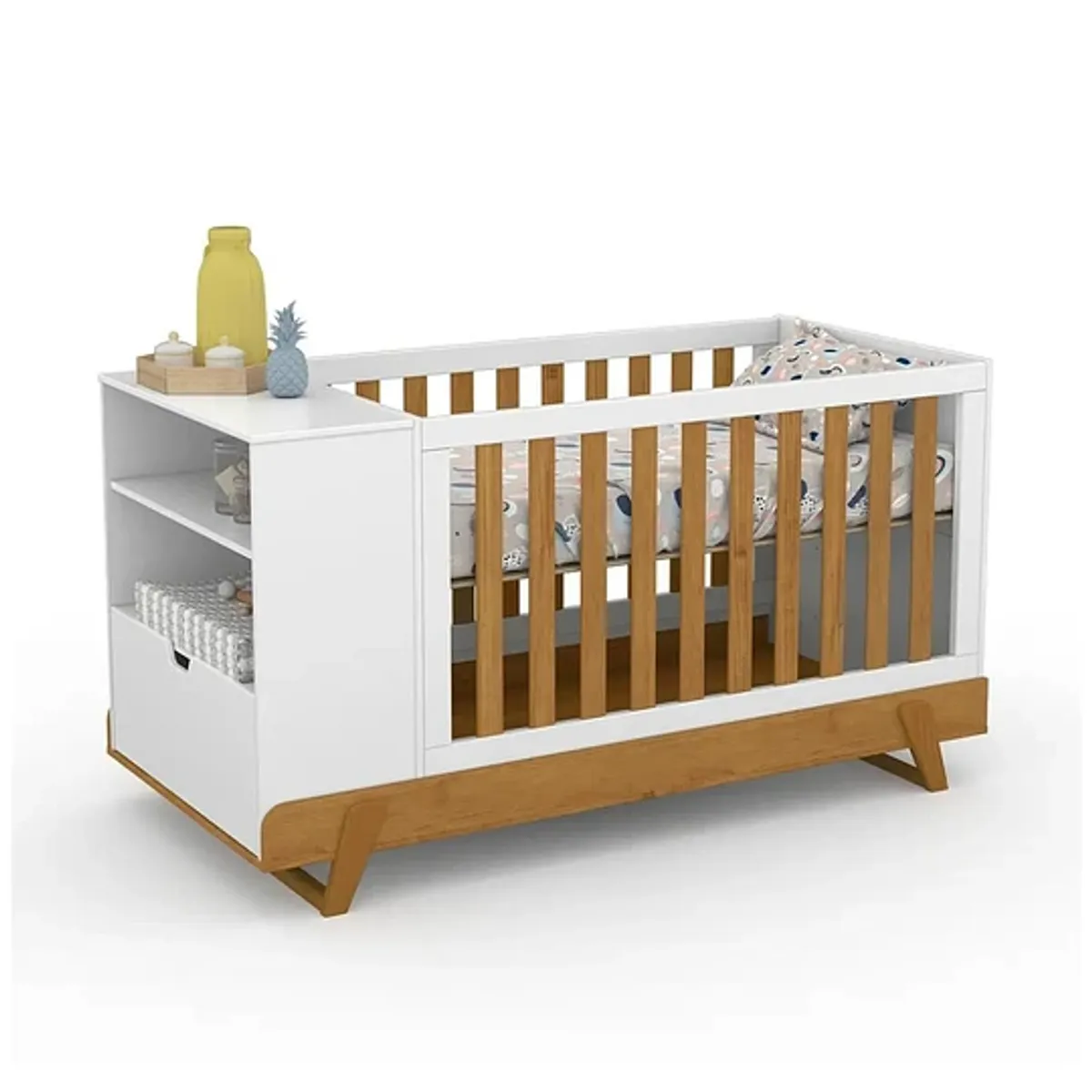 KIDSCOOL - CUNA MAX MIEL BLANCA ECO WOOD - 61451