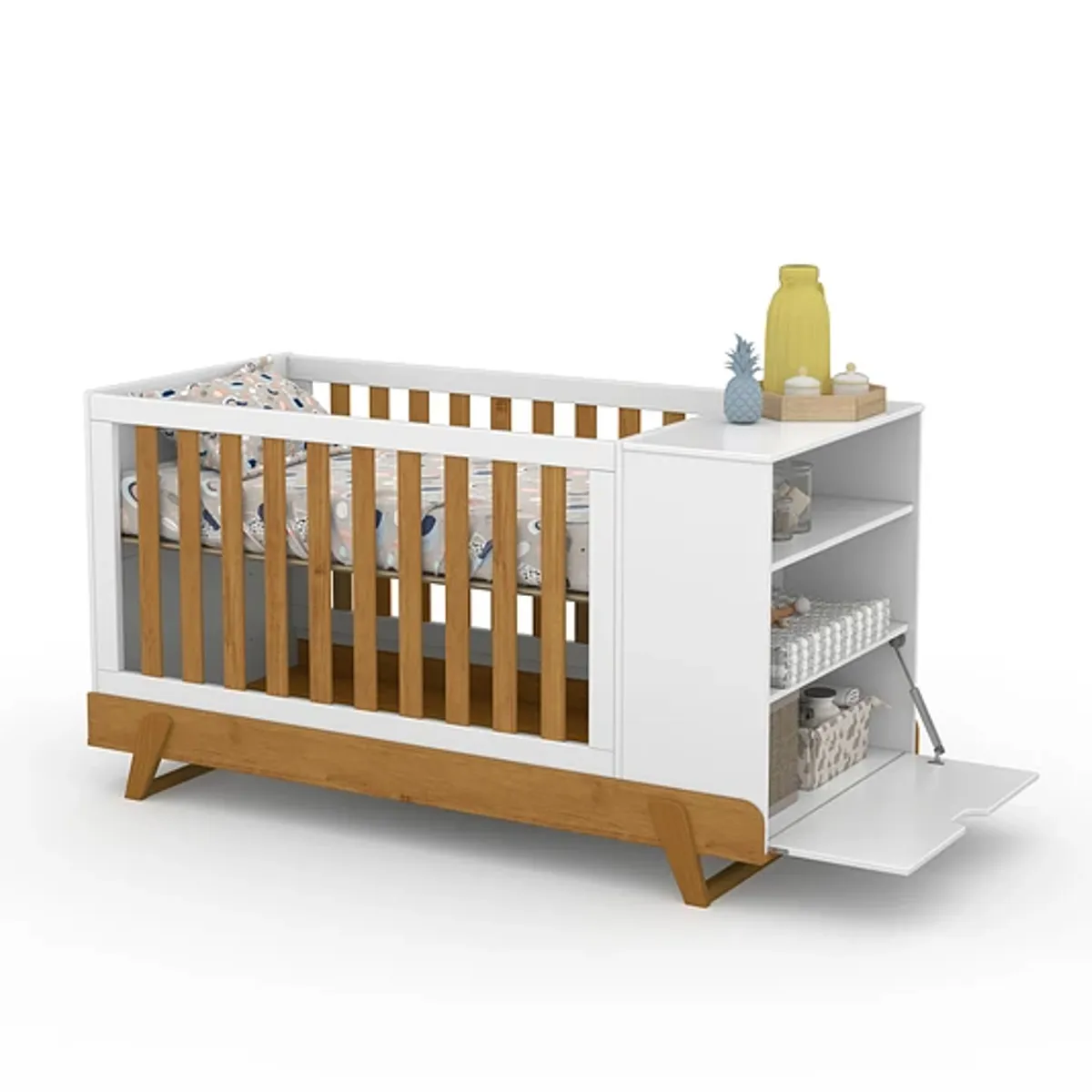 KIDSCOOL - CUNA MAX MIEL BLANCA ECO WOOD - 61451