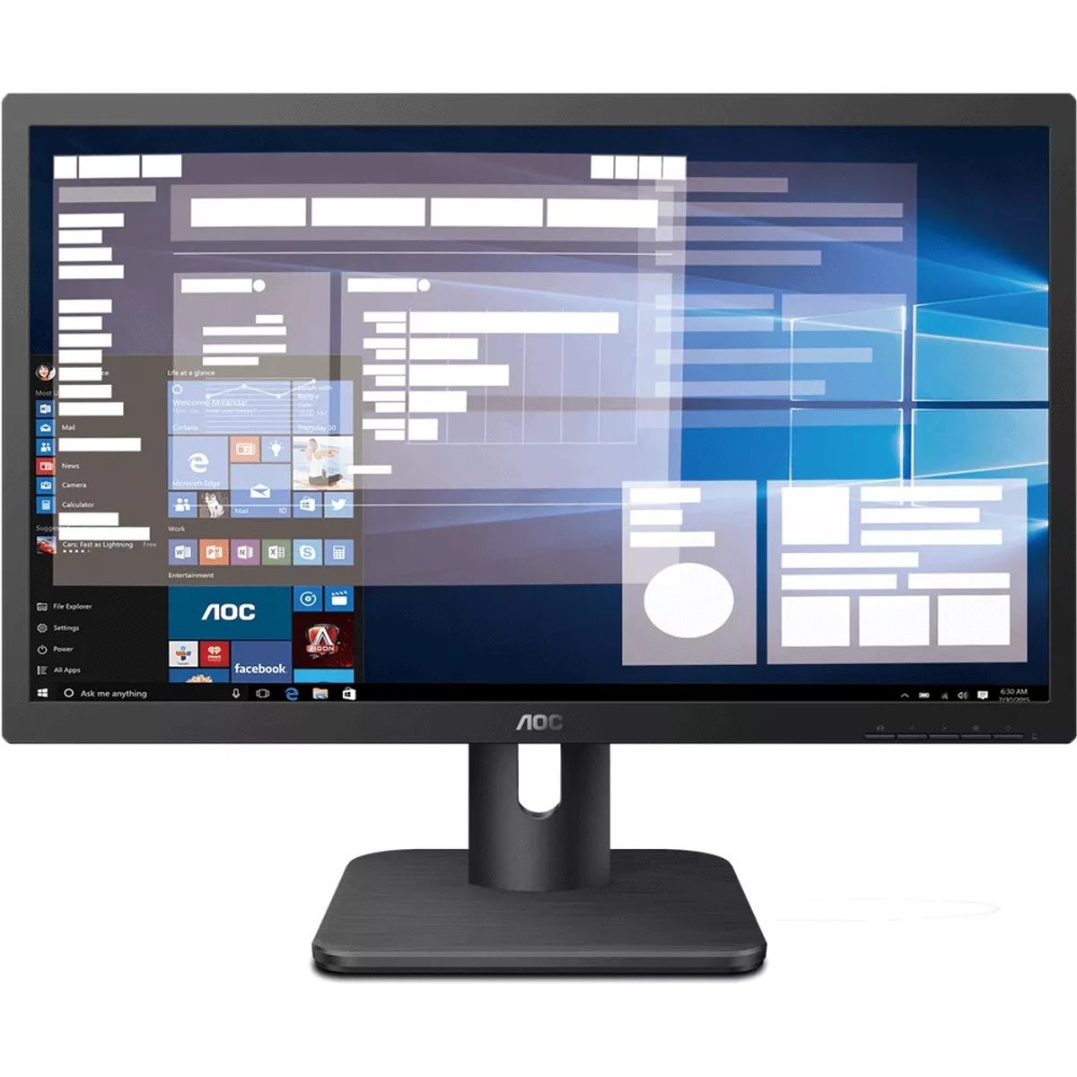 AOC - Monitor AOC 22E1H 22" 1920x1080 HDMI/VGA Plano