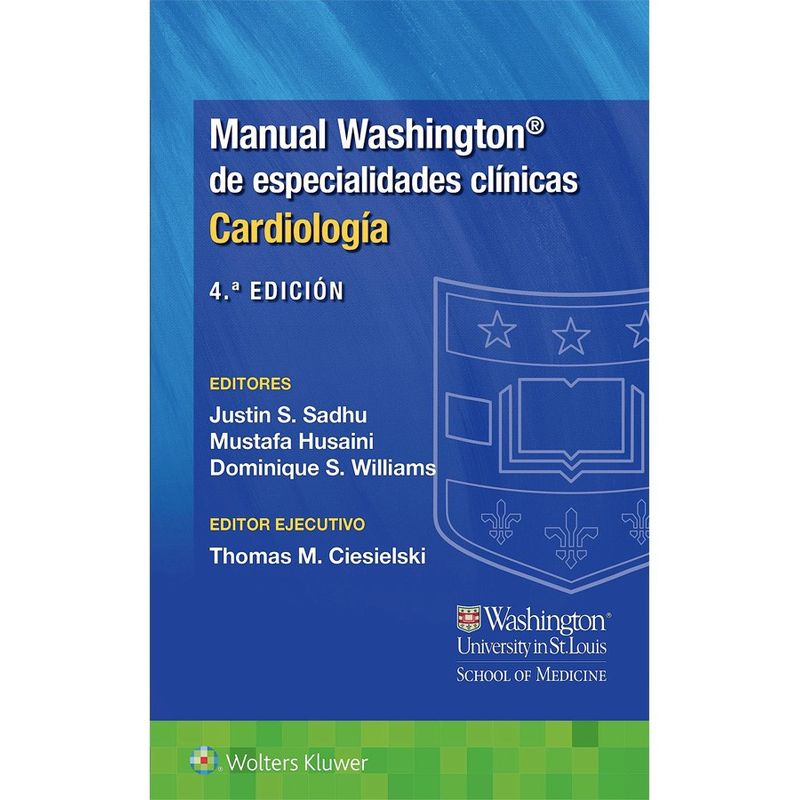 EDITORIAL MEDITERRANEO - Libro Manual Washington De Cardiologia 4Ed.