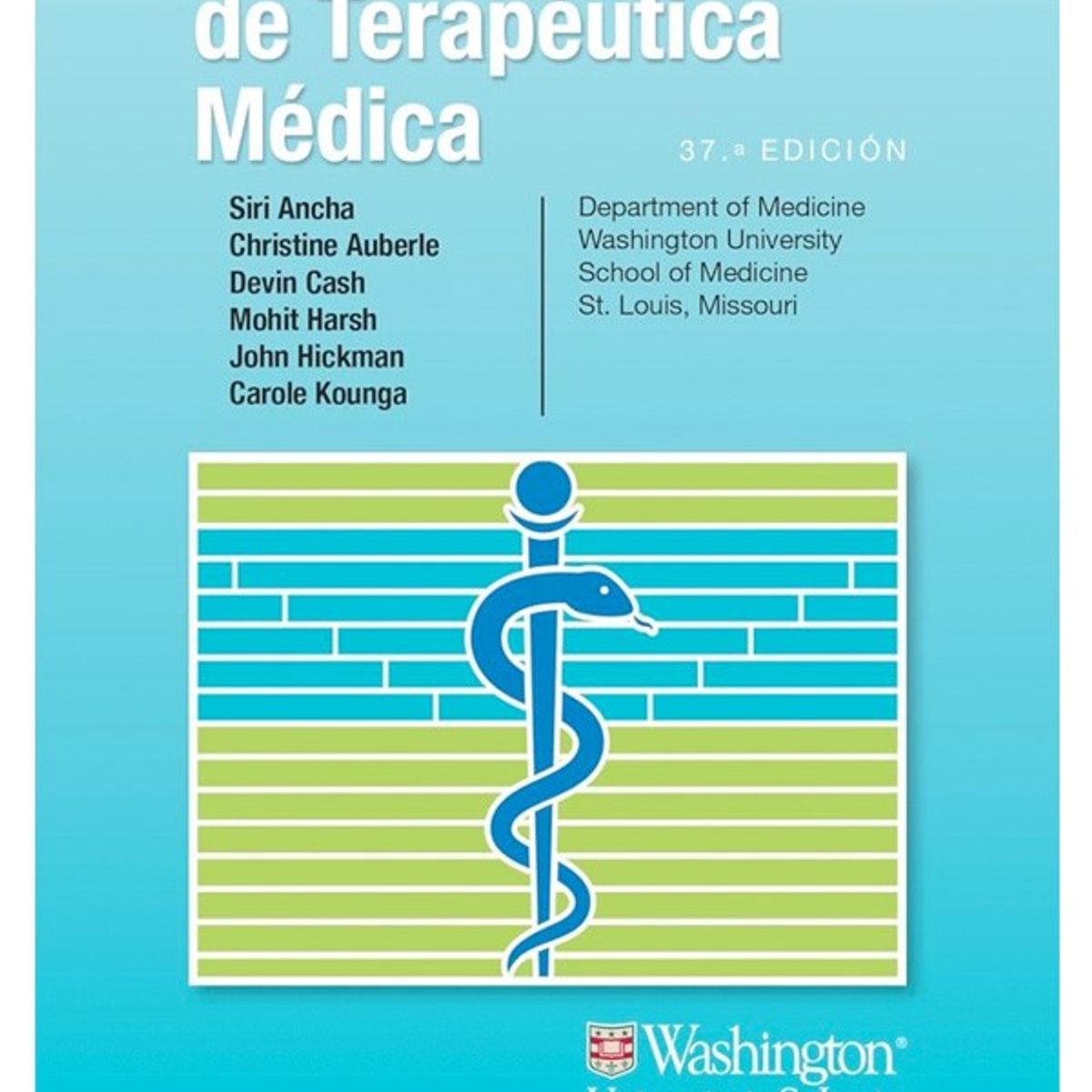 EDITORIAL MEDITERRANEO - Libro Manual Washington De Terapeutica Medica 37Ed