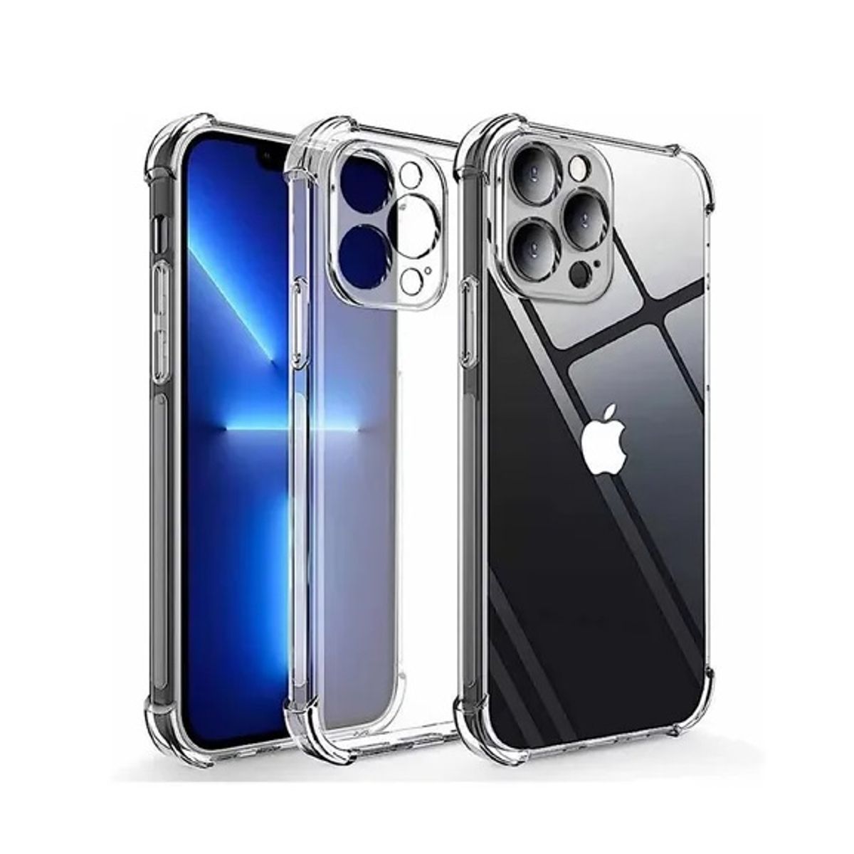 GENERICO - Carcasa Transparente Reforzada Para iPhone 13 Pro