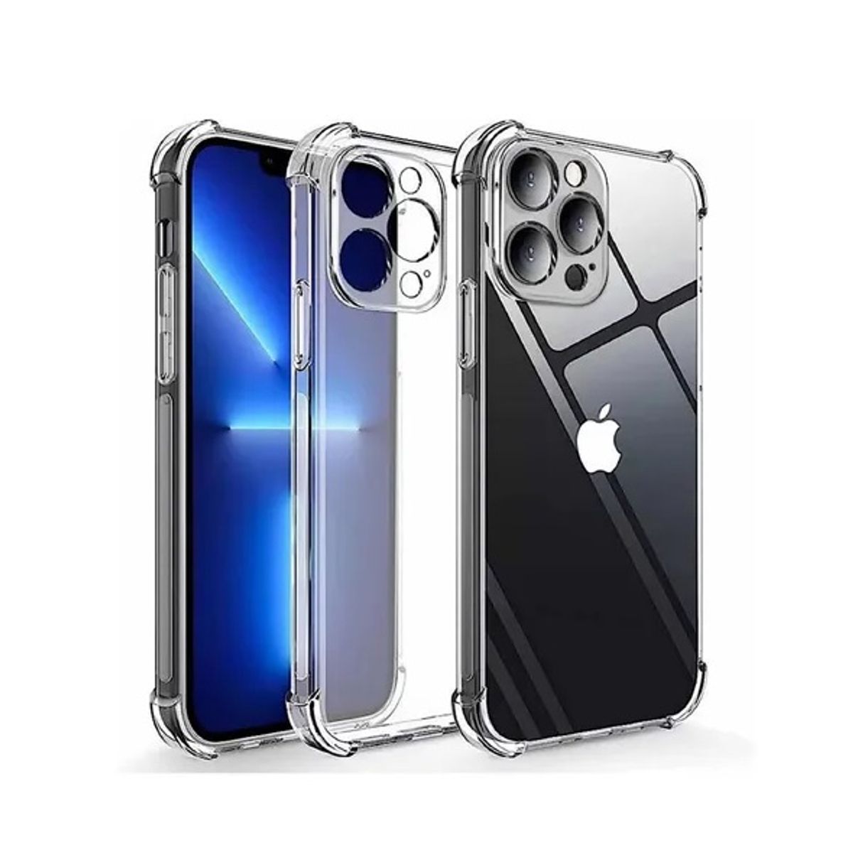 GENERICO - Carcasa Transparente Reforzada Para iPhone 13 Pro