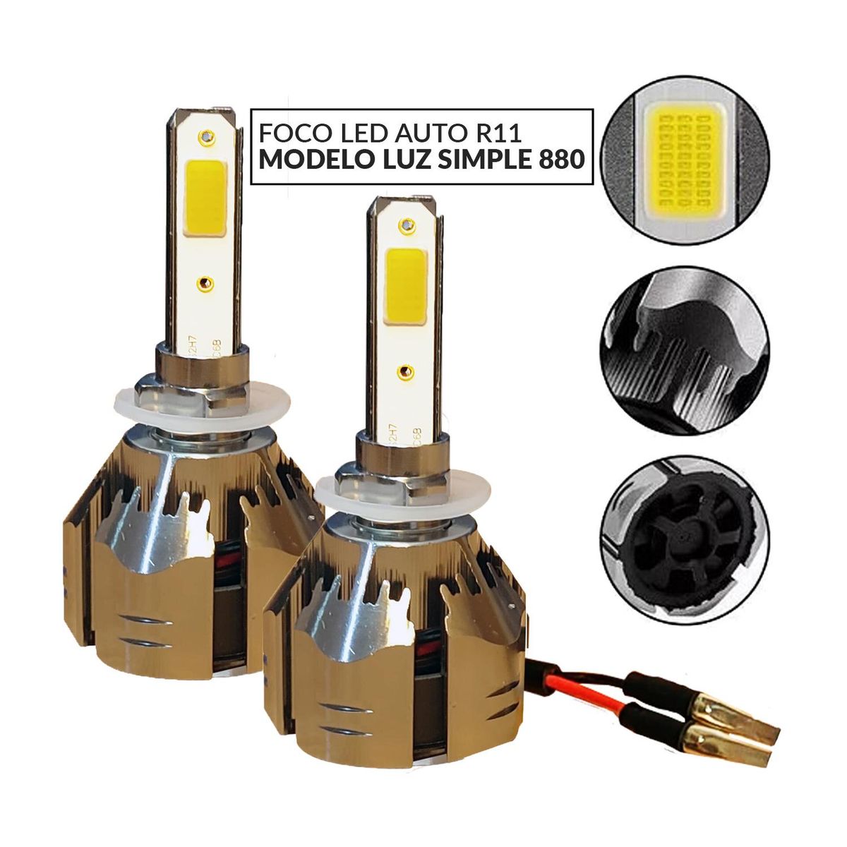 KERUI - Kit Turbo Led R11 12000 lm