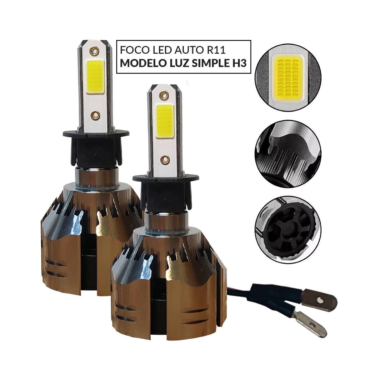 KERUI - Kit Turbo Led R11 12000 lm