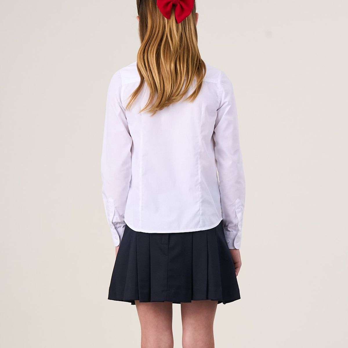 POLEMIC - Blusa escolar entallada Colegio T.6 a 10 POLEMIC
