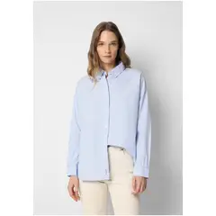 SCALPERS - Camisa Oxford Cuello Botones Blue