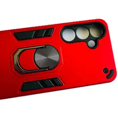GENERICO - Carcasa Para Samsung S24 Normal Anti Golpes Anillo Rojo