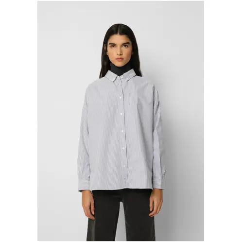 SCALPERS - Camisa Oxford Cuello Botones Blue Stripes