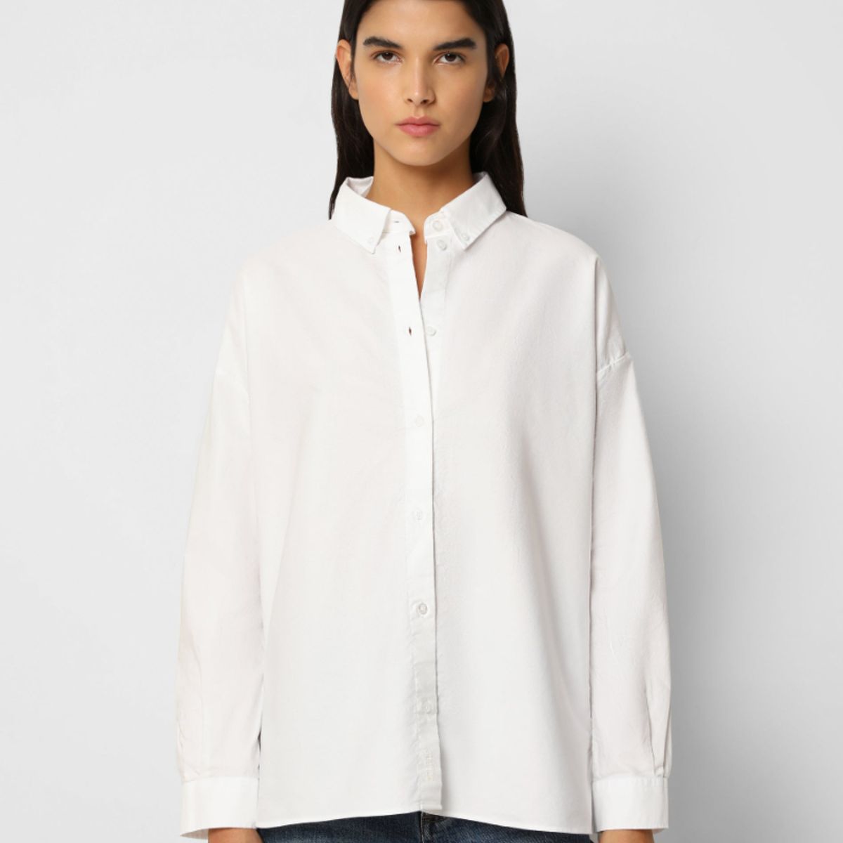 SCALPERS - Camisa Oxford Cuello Botones White