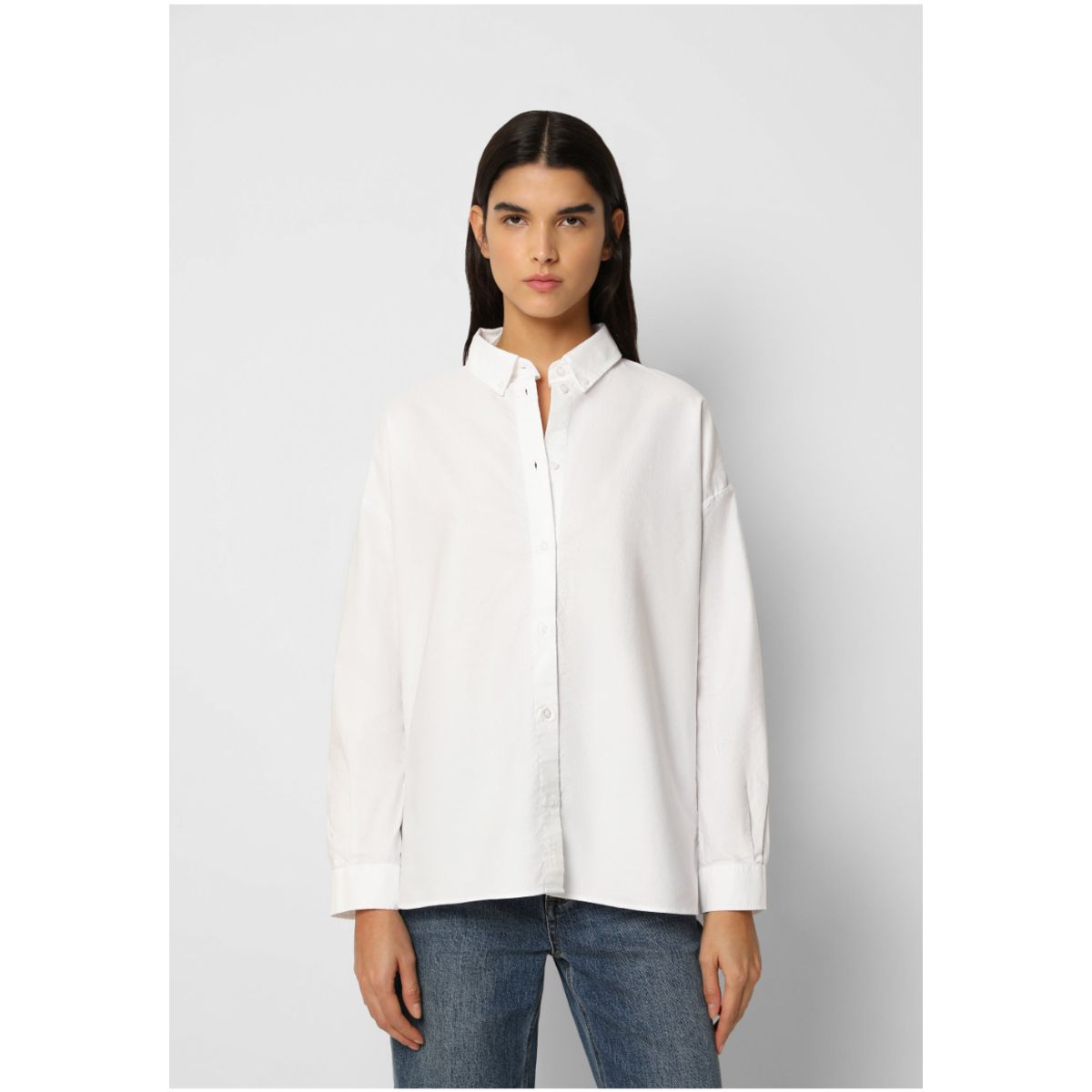 SCALPERS - Camisa Oxford Cuello Botones White
