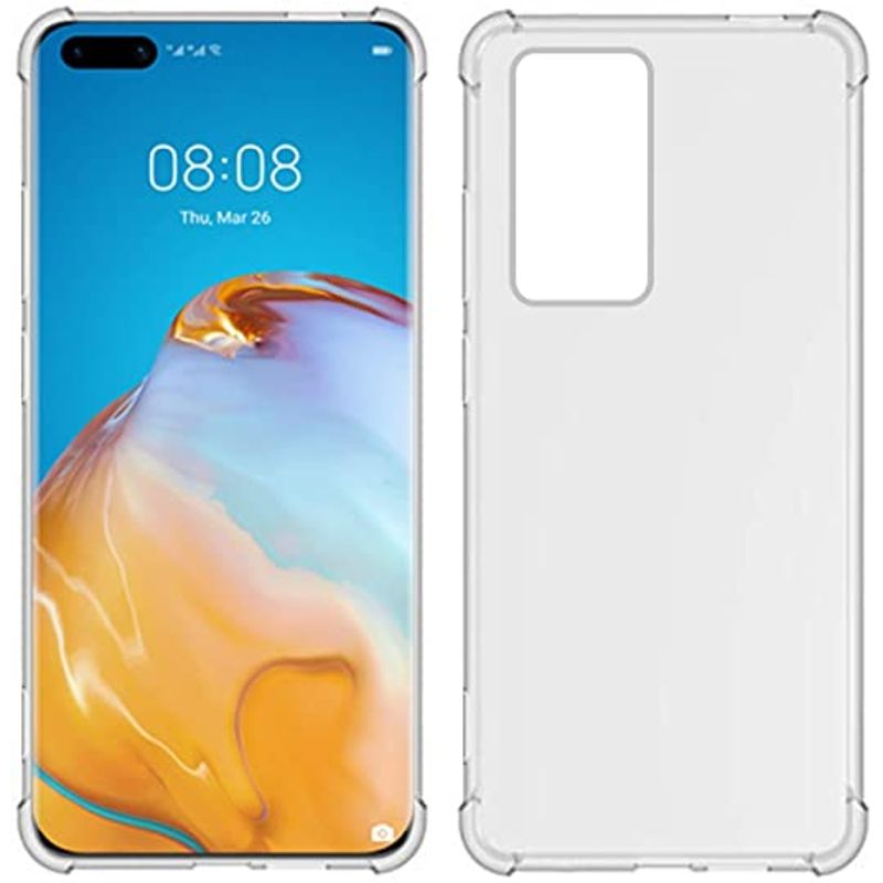 GENERICO - Carcasa Transparente Reforzada Para Huawei P40 Pro