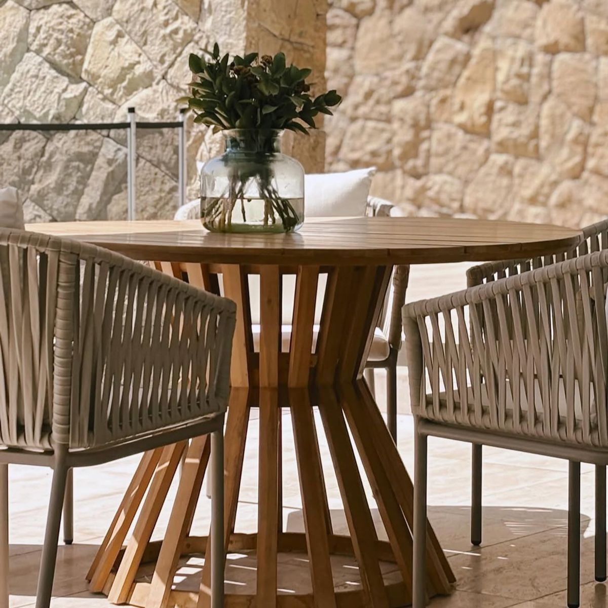 TODO TERRAZA - Mesa de comedor Madera Acacia Vittoria