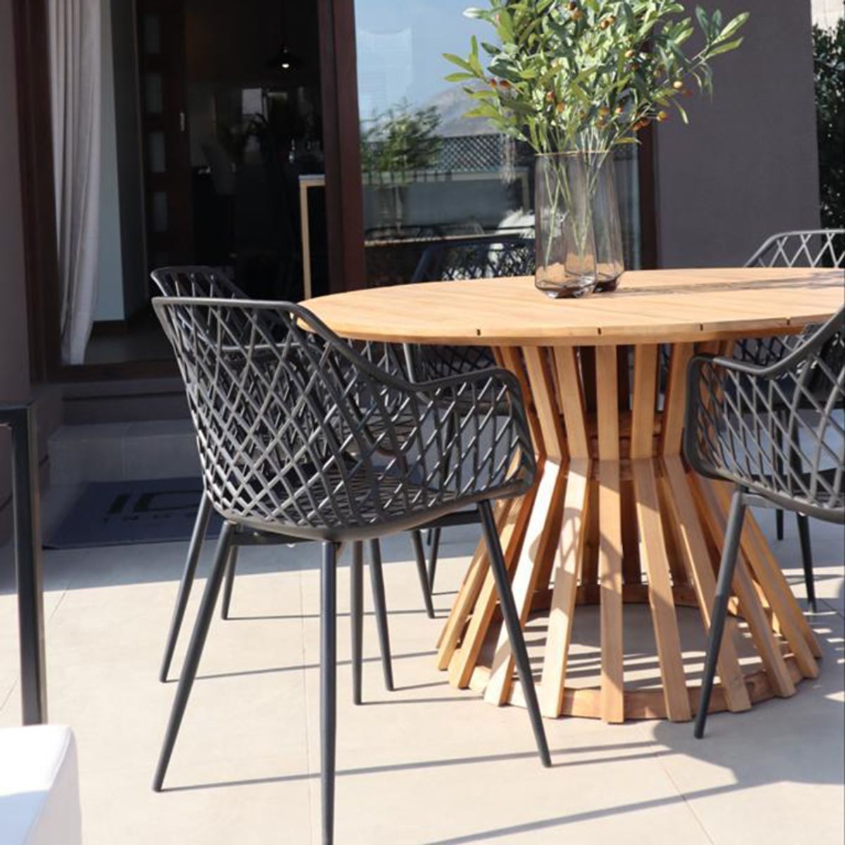 TODO TERRAZA - Mesa de comedor Madera Acacia Vittoria