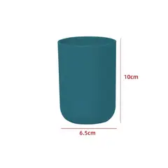 GENERICO - Vaso De Baño Cilindro Color Verde Oscuro 10X65CM