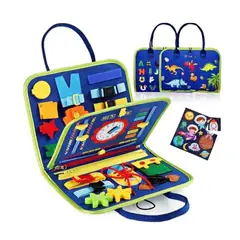 GENERICO - Libro Montessori Actividades Educativas Color Azul