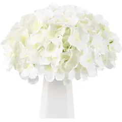 COREL - Flor Decorativa Hortensia Blanca 52cm