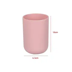 GENERICO - Vaso De Baño Cilindro Color Rosado Claro 10X65CM