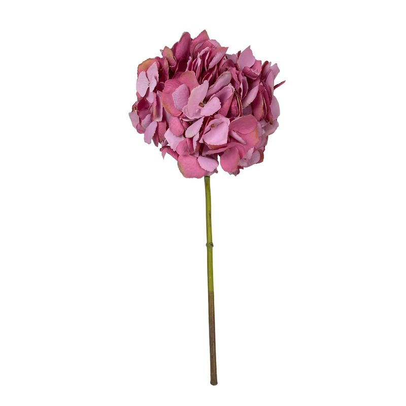 COREL - Flor Decorativa Hortensia Rosada 52cm