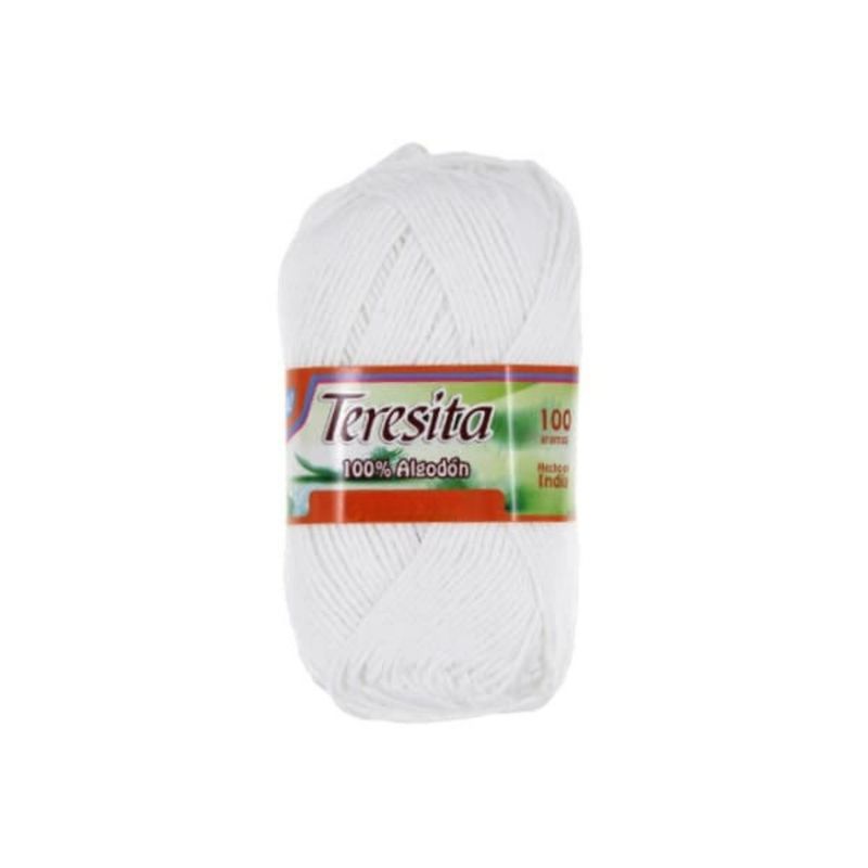 MODISTA - Algodón Premium para Tejer New Teresita 50 gr Blanco