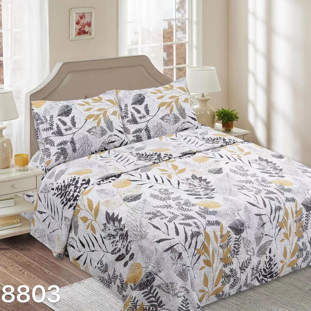 GENERICO - Set Sabanas Plaza Y Media 144 Hilos Hemosos Diseños