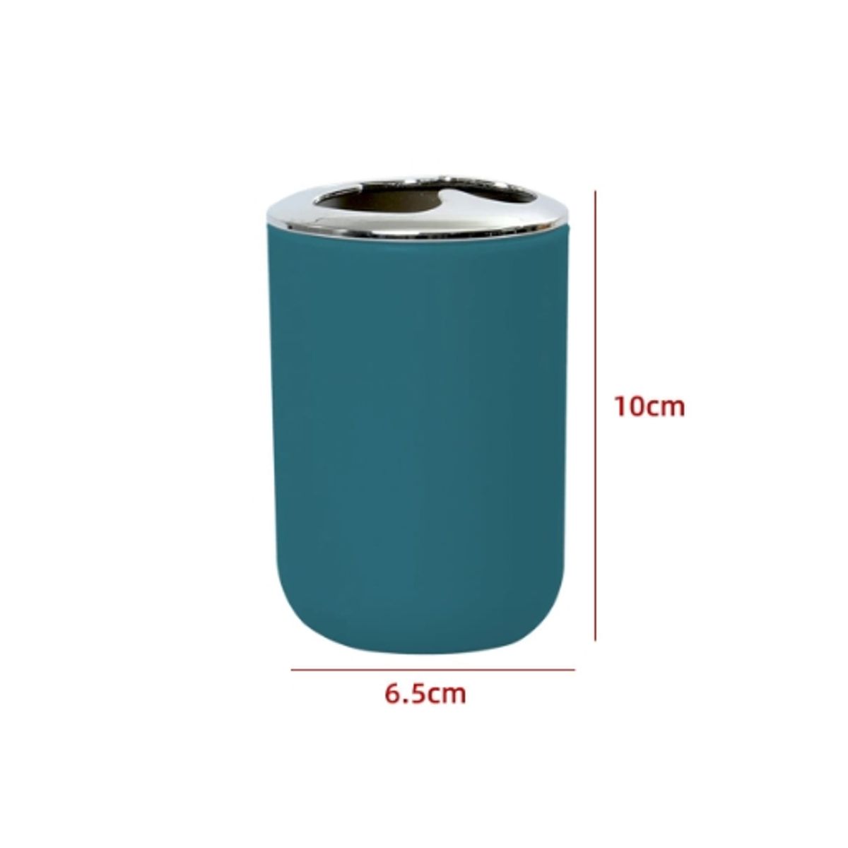 GENERICO - Portacepillo De Dientes Plastico Estampado Verde Oscuro 105CM