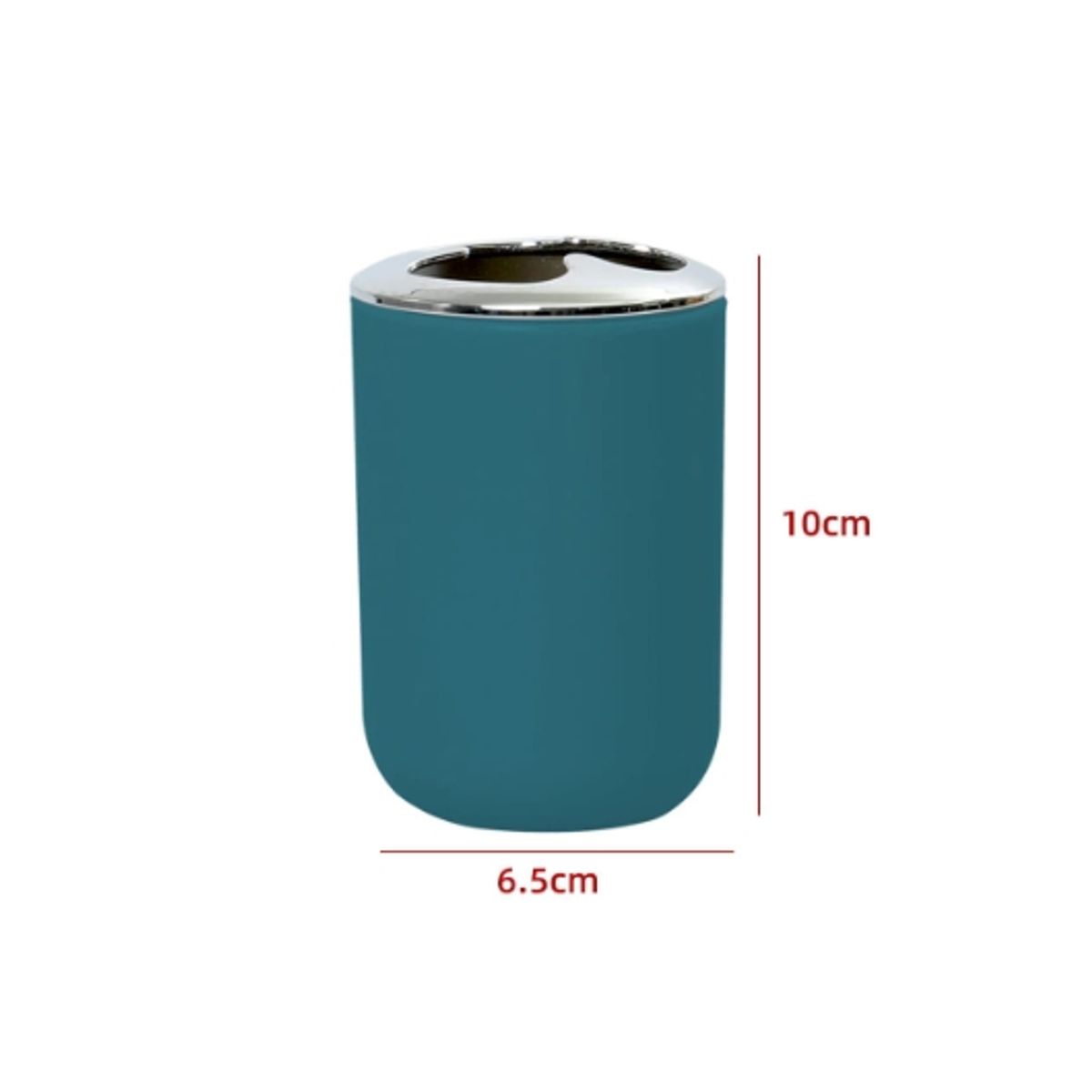 GENERICO - Portacepillo De Dientes Plastico Estampado Verde Oscuro 105CM