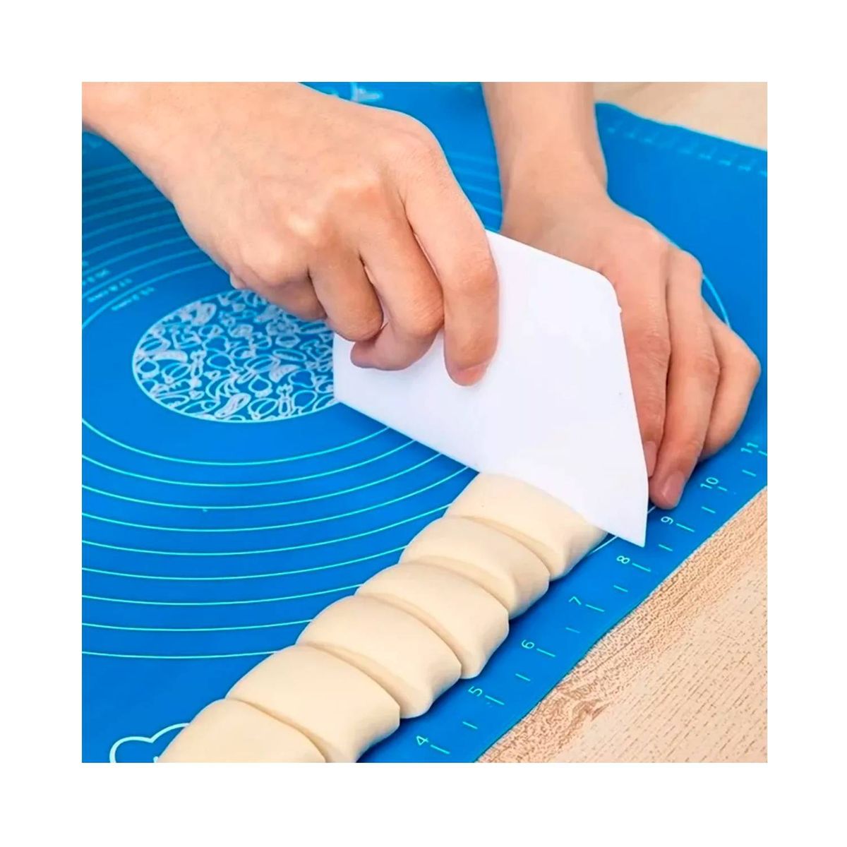 GENERICO - Lámina De Silicona Para Amasar Fondant 60x45 Cm