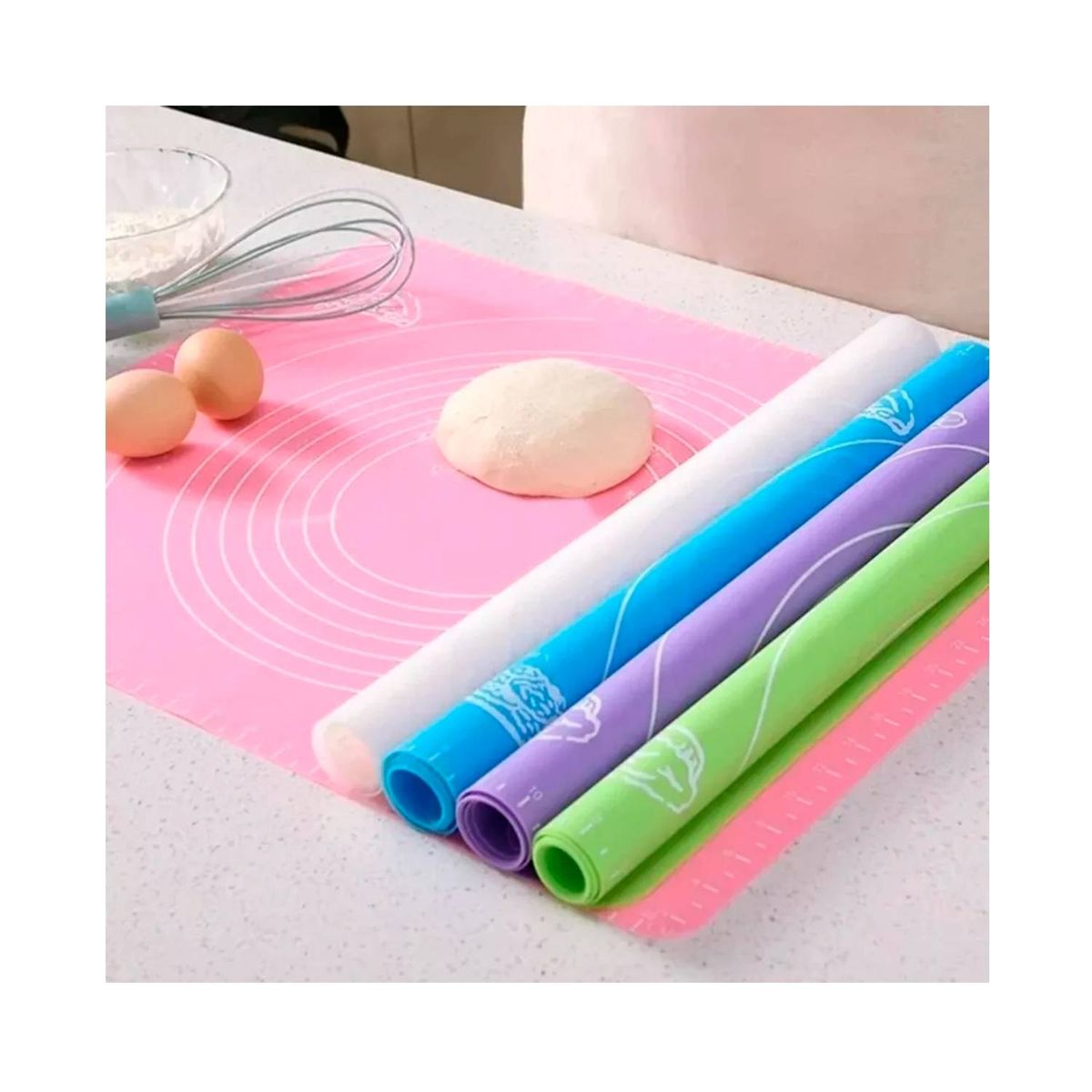 GENERICO - Lámina De Silicona Para Amasar Fondant 60x45 Cm