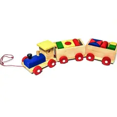 GENERICO - Tren Carga Juguete De Madera