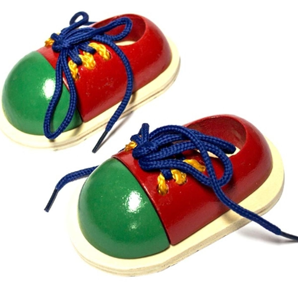 GENERICO - Zapato Didáctico Juguete De Madera