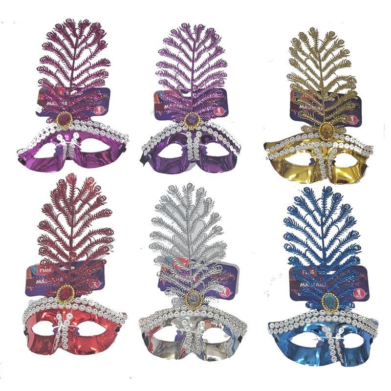GENERICO - Pack Antifaces Fiesta Venecia Premium X6