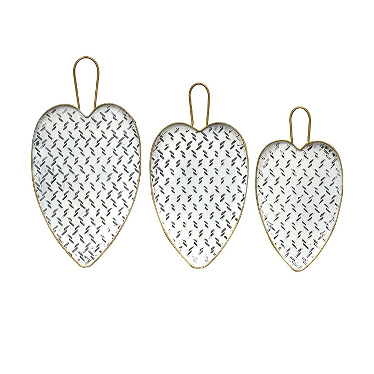 MSA MUEBLES SANTA ANA - Set Centro de Mesa Hojas 3 Piezas