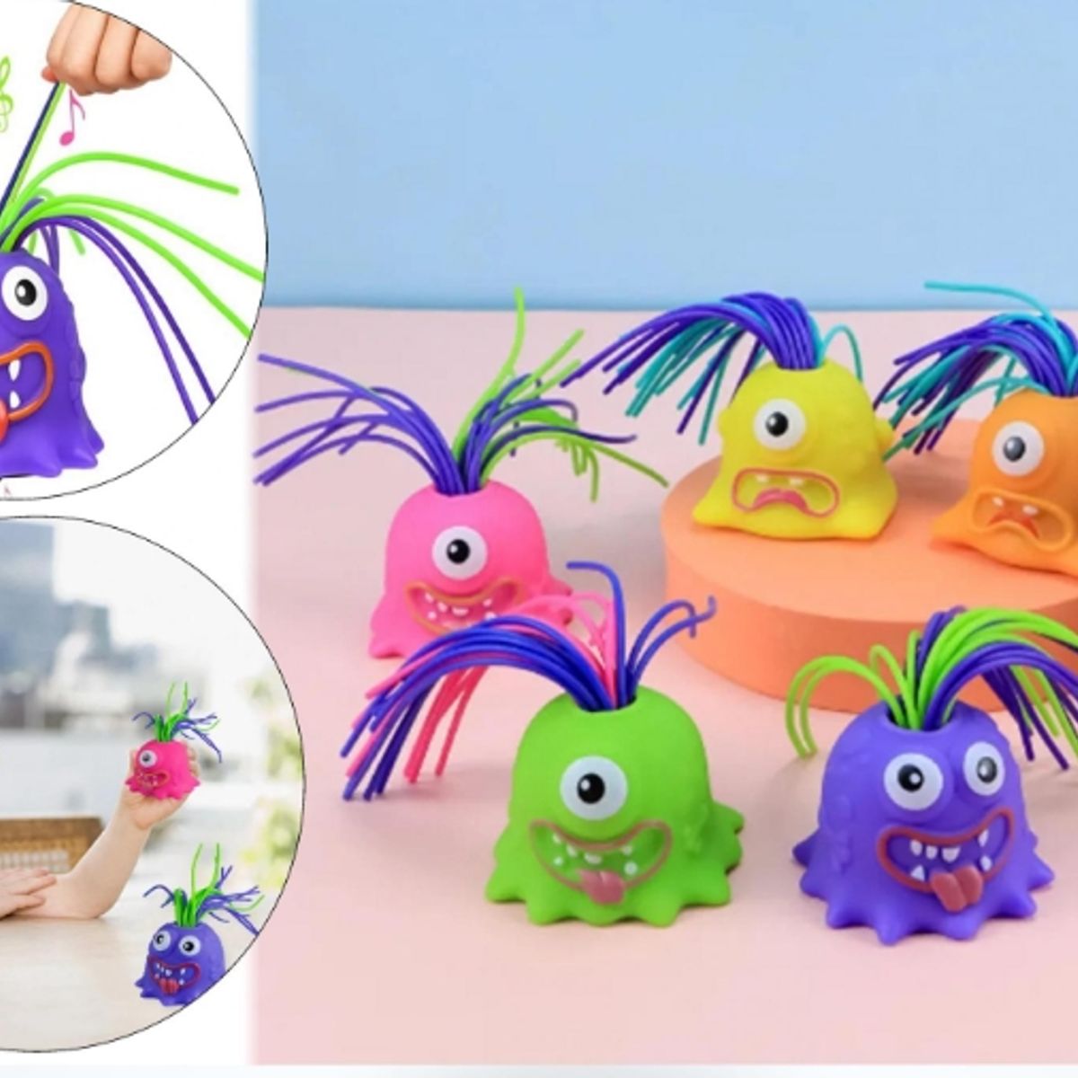 GENERICO - Juguetes De Peluche De Monstruo Chillón Morado