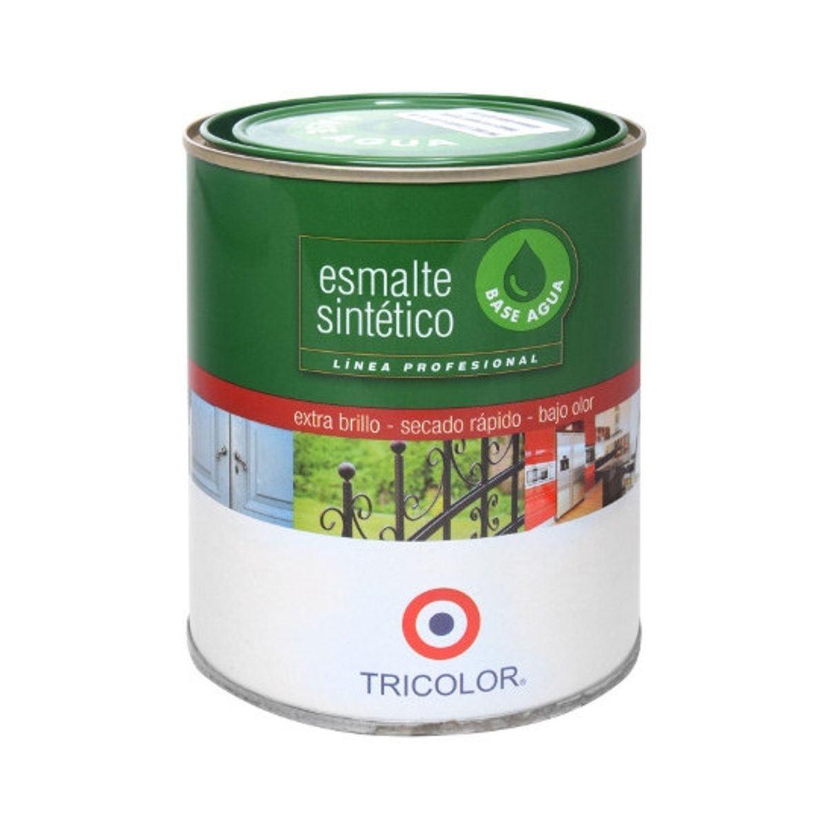 TRICOLOR - ESMALTE SINTETICO BASE AGUA  BLANCO TRIC