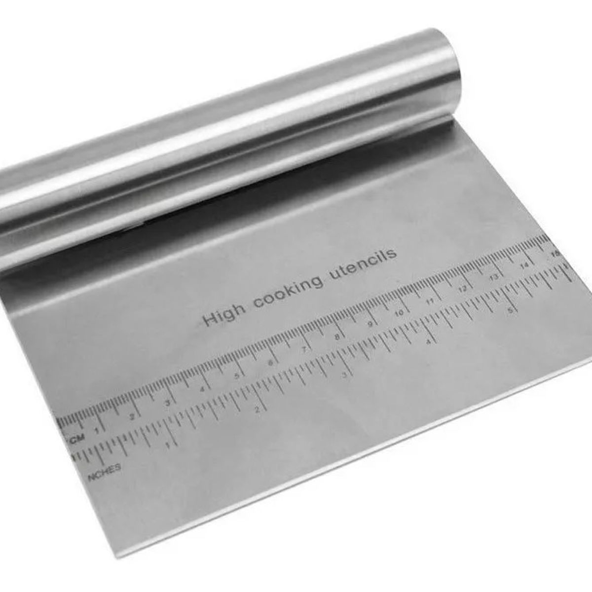 GENERICO - Scraper Para Masa Metálica Con Regla Cortador De Masa