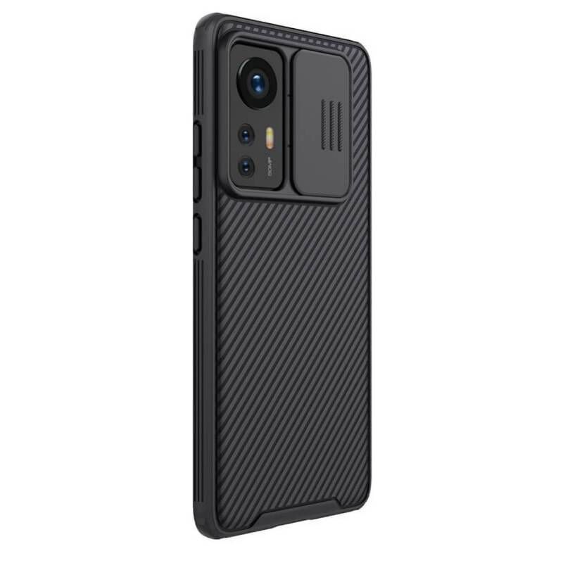 NILLKIN - Xiaomi 12 / 12x  Carcasa Nillkin Camshield Negro